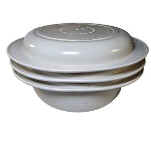 Vintage Tupperware 2 Quart Microwave Casserole Dish Steamer 1723 1740 1725 1726